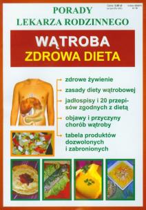 Okładka książki Wątroba Zdrowa dieta Porady lekarza rodzinnego
