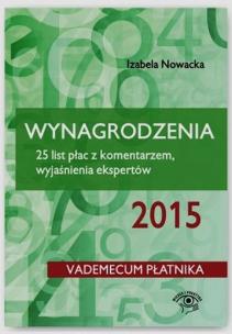Okładka książki Wynagrodzenia 2015