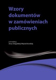 Okładka książki Wzory dokumentów w zamówieniach publicznych