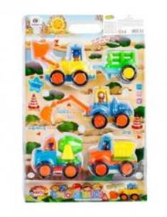 Opakowanie Zestaw aut budowlanych 10cm 4szt