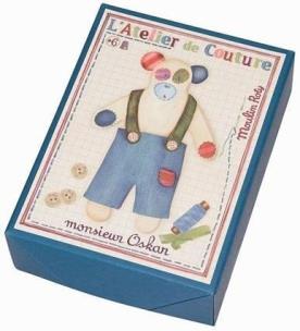 Opakowanie Zestaw do szycia w pudełku Miś