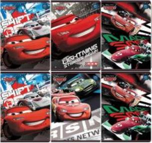 Opakowanie Zeszyt A5/32K kratka Cars (10szt)