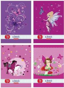 Opakowanie Zeszyt A5/32K kratka dziewczęcy (10szt)