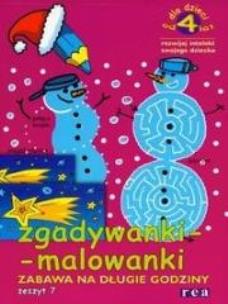 Okładka książki Zgadywanki - malowanki zeszyt  7 REA