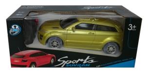 Opakowanie Auto Sports zdalnie sterowane ze światłem złote