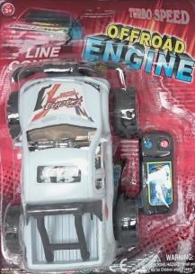 Opakowanie Auto terenowe na pilota kabel z dźwiękiem białe