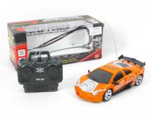 Opakowanie Auto wyścigowe 16cm skala 1:28 na pilota pomarańczowe