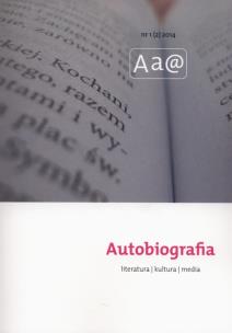 Opakowanie Autobiografia Literatura Media 1/2014