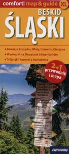 Opakowanie Beskid Śląski 2w1 przewodnik i mapa