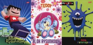 Opakowanie Blok rysunkowy A4 20 kartek 10 sztuk mix