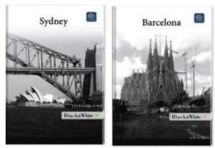 Opakowanie Brulion A5/96K kratka 215 Black&White (5szt)