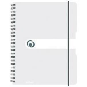 Opakowanie Brulion na spirali A5/80K kratka transparent(2szt)