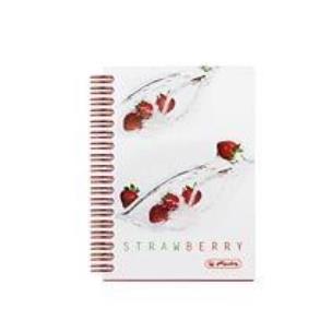 Opakowanie Brulion na spirali A6/100K kratka truskawki (3szt)