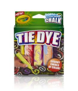 Opakowanie Crayola Tie Dye Kreda chodnikowa kolorowa 5 sztuk