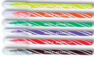 Opakowanie Długopis Nicola 0,6mm niebieski (30szt) SPARK LINE