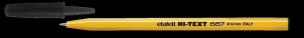 Opakowanie Długopis Orange 0,7mm czarny (50szt) HI-TEXT