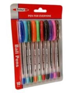 Opakowanie Długopis Today's CARNIVAL 10 kolorów