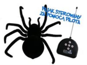 Okładka książki DUŻY WŁOCHATY PAJĄK ZDALNIE STEROWANY R/C