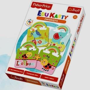 Opakowanie Edu Karty Zwierzęta