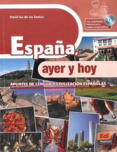 Okładka książki Espana, ayer y hoy książka + płyta CD-ROM