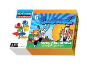 Opakowanie Farby plakatowe 6 kolorów