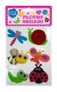 Opakowanie Filcowe naklejki owady 6 sztuk naklejek