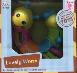 Opakowanie Grzechotka Mały robaczek