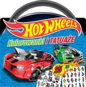 Okładka książki Hot Wheels kolorowanki i tatuaże 1