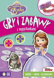 Okładka książki Jej wysokość Zosia Gry i zabawy z wypychankami