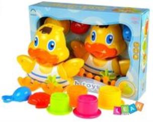 Okładka książki Kaczuszka do kąpieli ZESTAW DO WANNY + KUBECZKI