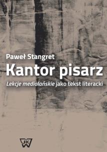 Okładka książki Kantor pisarz