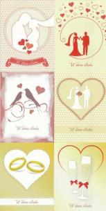 Opakowanie Karnet okolicznościowy. Ślub złoty MIX