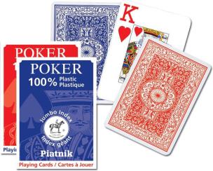 Opakowanie Karty do gry Piatnik Poker 1 talia duże indeksy