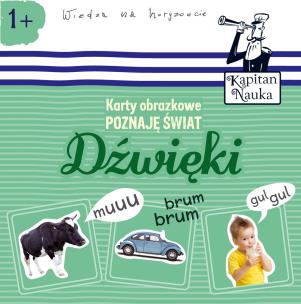 Karty obrazkowe Poznaję świat Dźwięki. Autor:   Praca zbiorowa. Multiszop.pl Okładka książki Karty obrazkowe Poznaję świat Dźwięki