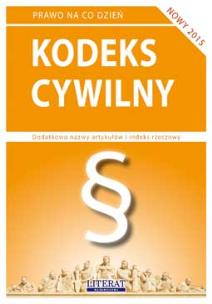 Okładka książki Kodeks cywilny 2015