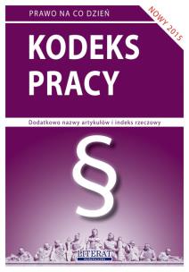 Okładka książki Kodeks pracy 2015