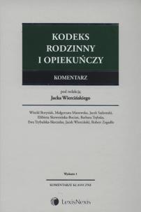Okładka książki Kodeks rodzinny i opiekuńczy Komentarz