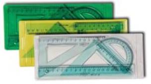 Opakowanie Komplet kreślarski mały 20cm 3-elementowy FAIBO