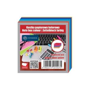 Opakowanie Kostka papierowa kolorowa 85x85x50 mm