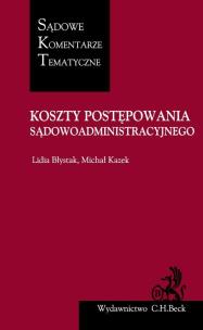Okładka książki Koszty w postępowaniu sądowoadministracyjnym