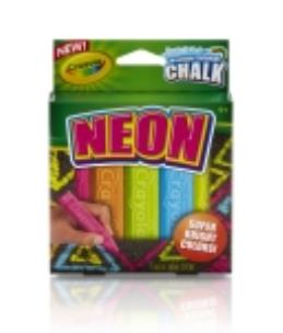Opakowanie Kreda chodnikowa neonowa 5 kolorów CRAYOLA