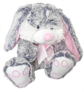 Opakowanie Królik Błażej z kokardką różową 25 cm