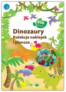 Opakowanie Książeczka z naklejkami Dinozaury - 500 szt. naklejek