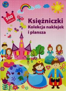 Opakowanie Księżniczki Kolekcja naklejek i plansza 500 naklejek