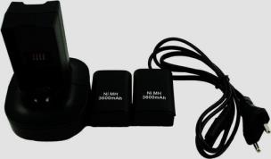 Opakowanie Ładowarka stacja do padów  XBOX 360 z baterią