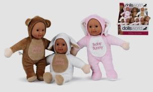 Opakowanie Lalka bobas My little friend 23 cm brązowy