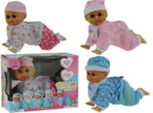 Opakowanie Lalka bobas raczkuje śmieje sie mówi mix