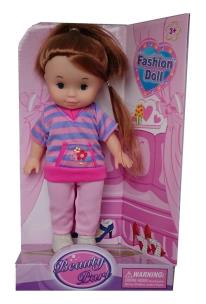 Opakowanie Lalka Fashion Doll kangurka w paski 26 cm