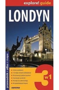Okładka książki Londyn 3w1 Przewodnik+atlas+mapa