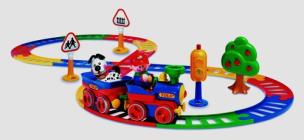 Opakowanie Mali przyjaciele Pociąg mega zestaw